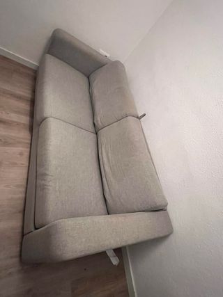 Sofá Cama Gris Tela