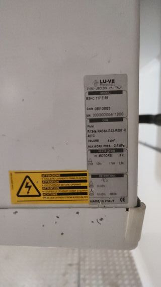 Cámara frigorífica industrial