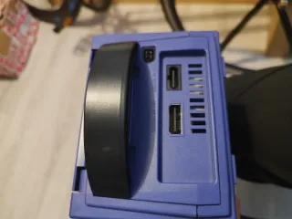 Nintendo GameCube Azul/Morado Completo