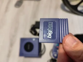 Nintendo GameCube Azul/Morado Completo