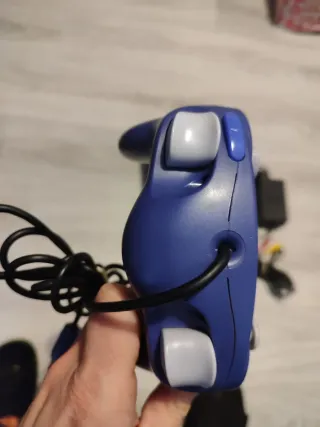 Nintendo GameCube Azul/Morado Completo