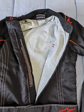 Mono Alpinestars Kart Negro Naranja