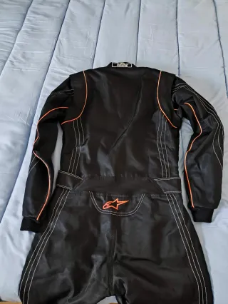 Mono Alpinestars Kart Negro Naranja