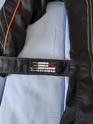 Mono Alpinestars Kart Negro Naranja