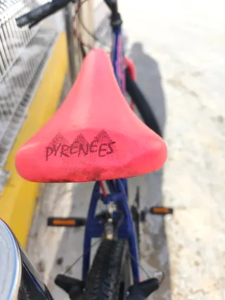 Bicicleta Montaña Morada y Rosa