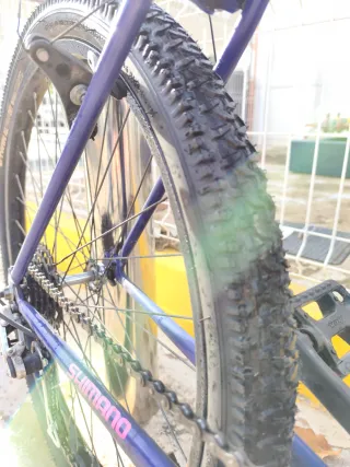 Bicicleta Montaña Morada y Rosa