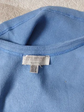 Blusa azul de tirantes