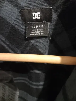 Camisa Element cuadros gris y negro Talla M