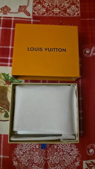 Portafoglio Louis Vuitton Uomo Pelle Nero Nuovo