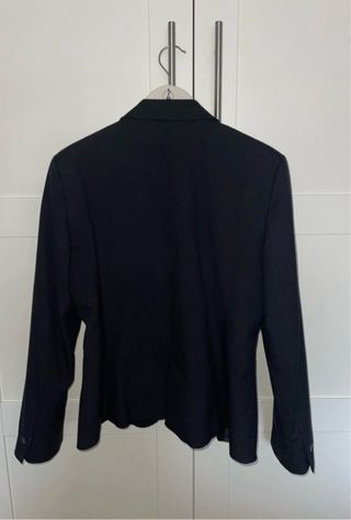 Blazer Zara Negro Mujer Talla M