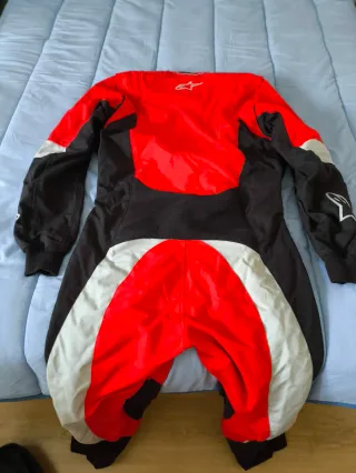 Mono Alpinestars Kart Rojo/Negro