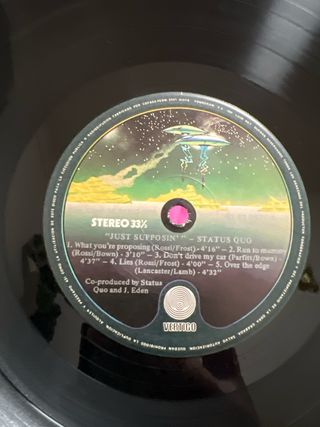 Vinilo Status Quo Just Supposin'