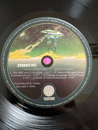 Vinilo Status Quo Just Supposin'