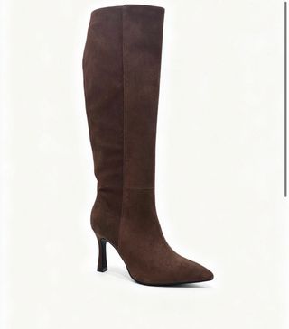 Botas de antelina marrones talla 37