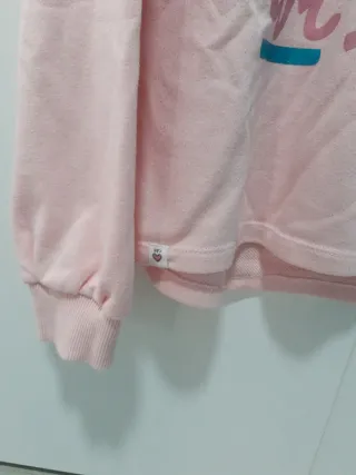 Sudadera niña Lefties rosa