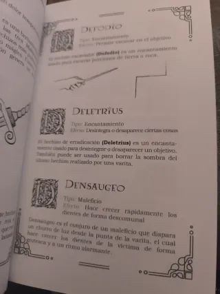 Libro de Hechizo Harry Potter el No oficial