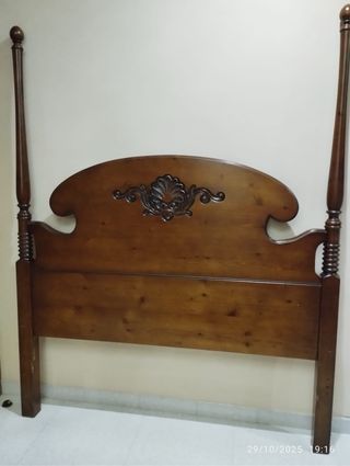 Cabecero madera maciza 135cm