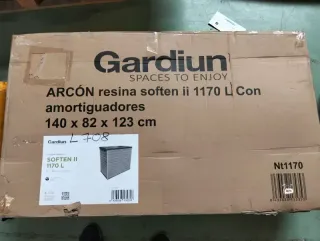 Arcón de resina Gardiun Soften II NT1170 1170 L