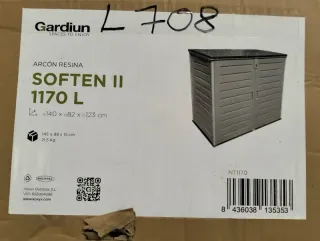 Arcón de resina Gardiun Soften II NT1170 1170 L