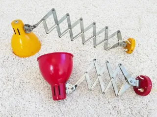 Flexo Acordeón de pared. Vintage, 60s.