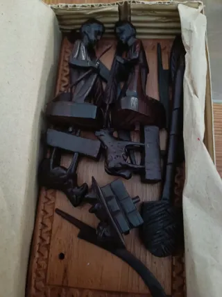 Nacimiento Misterio Madera Tallada