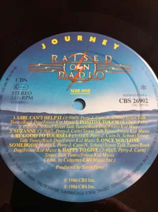 Journey (LP) Raised On Radio