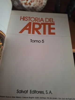 Historia  universal , H de  España, H. Del Arte