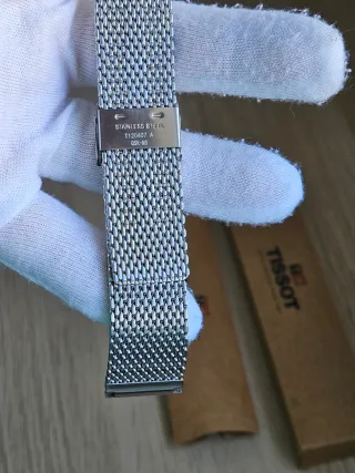 Pulseira Tissot Milanesa Prateada