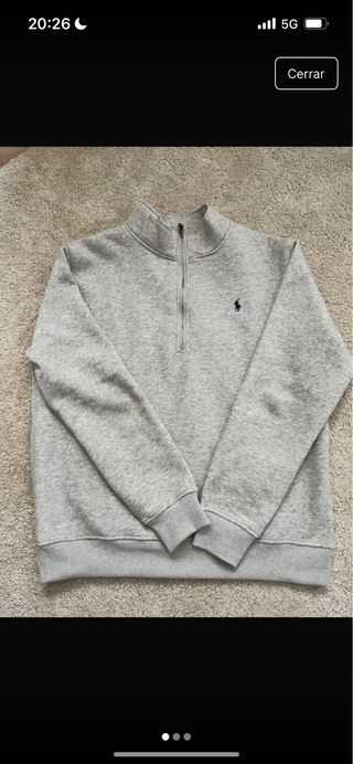 Sudadera Polo Ralph Lauren gris