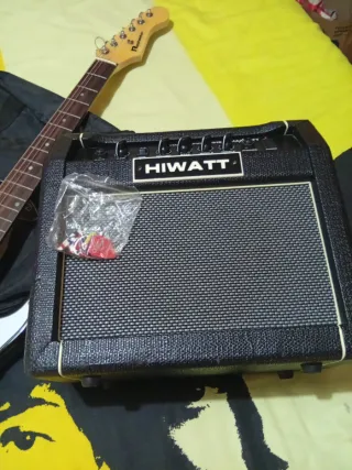 Pack Guitarra Eléctrica Rochester, ampli Hiwatt