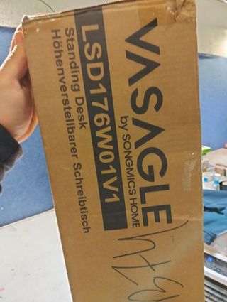 VASAGLE Escritorio Eléctrico 160×60 cm Altura 72–120 cm Blanco