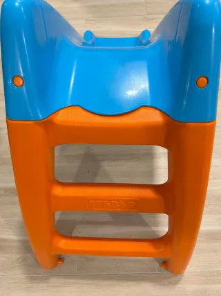 Tobogán infantil Feber azul y naranja