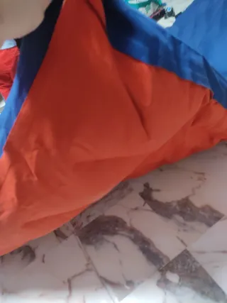 3 Colchón hinchable azul poliéster