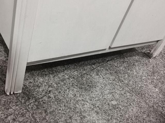 Móvel de Apoio Madeira Branco