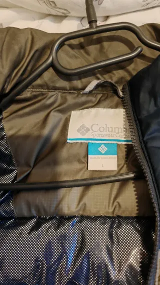 Chaqueta Columbia verde y azul