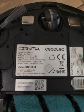 Robot Aspirador Conga Cecotec 999