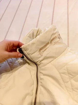 Plumífero Fornarina blanco roto