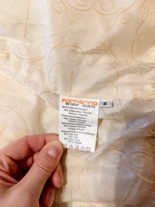 Plumífero Fornarina blanco roto