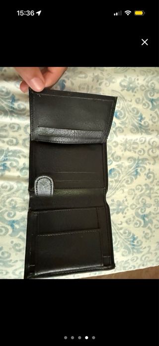 Cartera de hombre negra