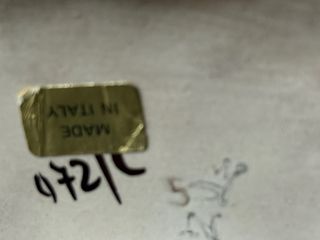 Centro de mesa Capodimonte con delicadas flores