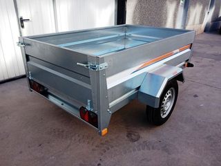 NUEVO: Remolque basculante galvanizado 750 kg