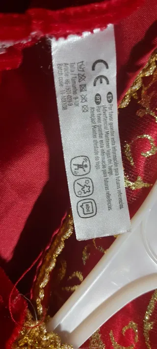 Disfraz Princesa Terciopelo Dorado