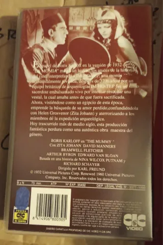 Lote 8 VHS Terror Universal Español