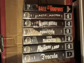 Lote 8 VHS Terror Universal Español