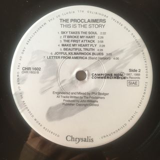 The Proclaimers This Is The Story LP 12" 33 RPM