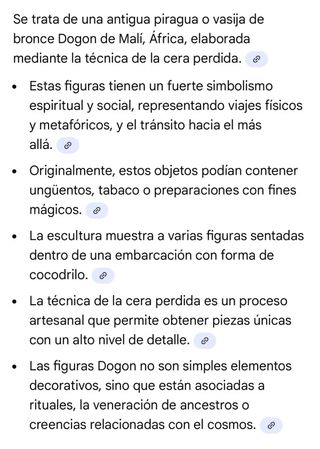 Bronce Dogon Escultura