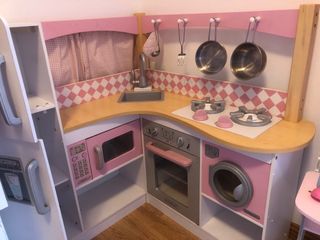 Cocina de madera infantil