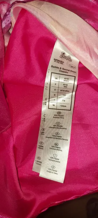 Disfraz Barbie Niña Rosa y Morado