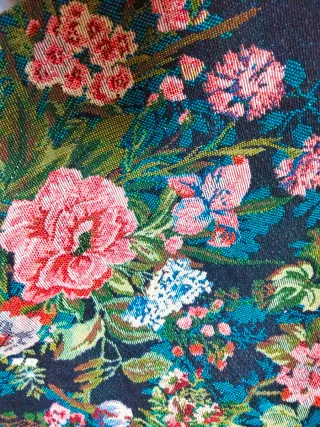 Funda Cojín Jacquard Floral