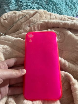 Funda iPhone XR Rosa Neón
